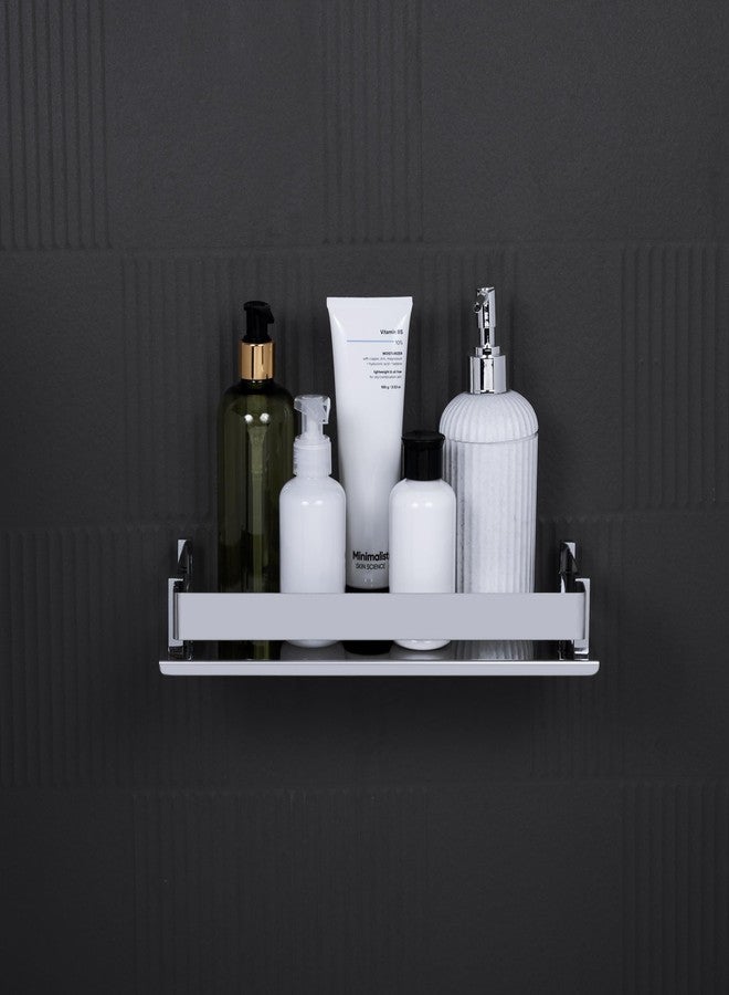 ARQUIN Bathroom Shelf 304 Grade Stainless Steel Bathroom Organizer Shelf Racks | Wall Shelf for Bathroom Accessories Set Storage Shelves for Kitchen | Kitchen Shelves & Racks (5x12 Inch) - Image 5
